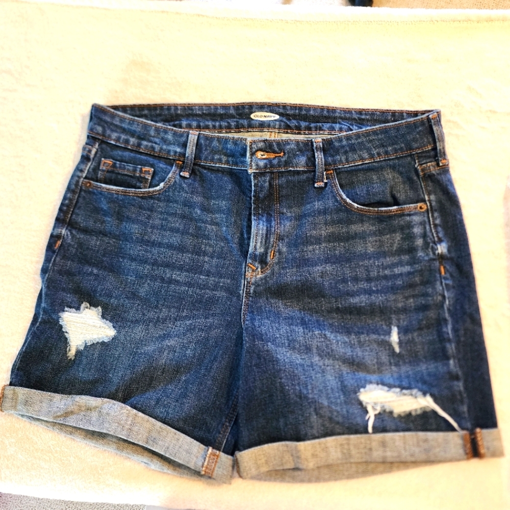 OLD NAVY Denim Blue Women's Shorts 10